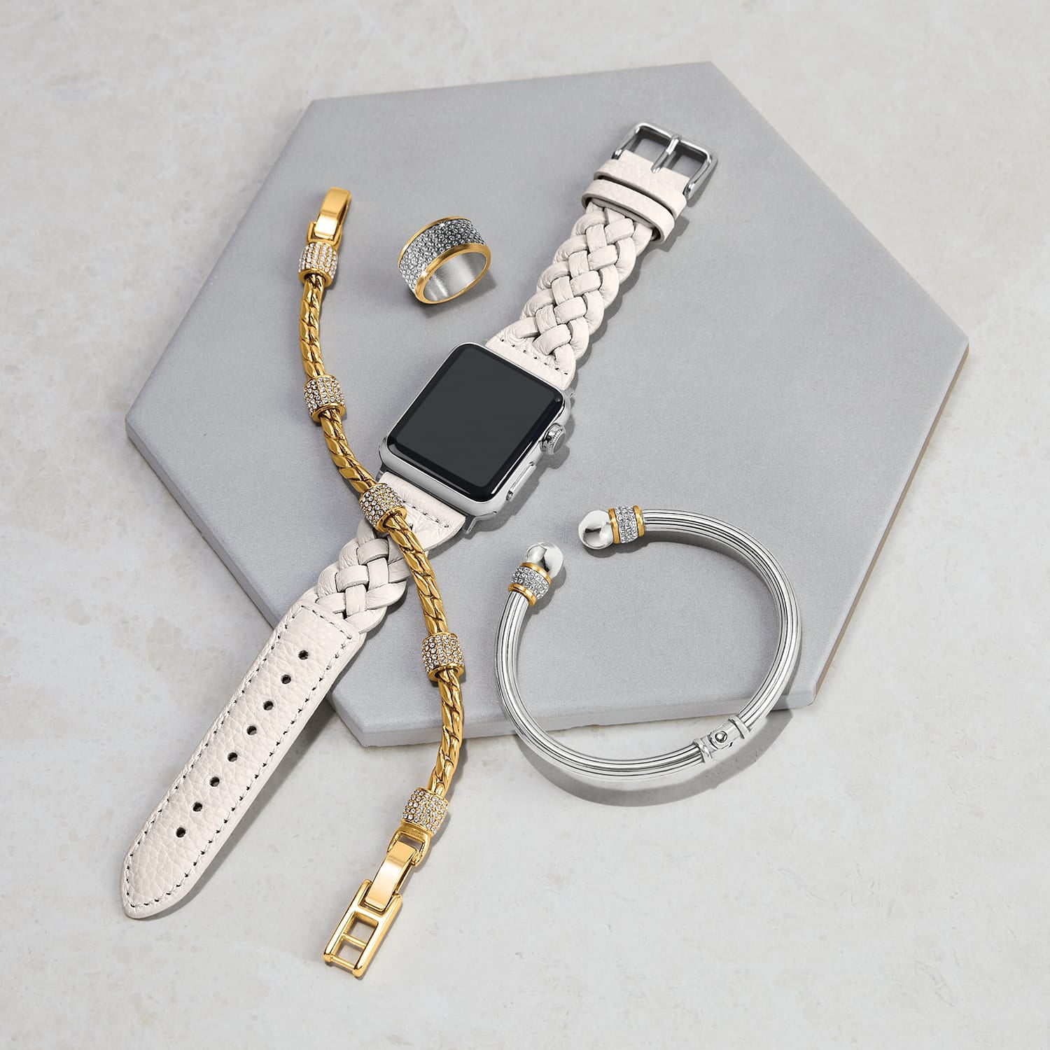 Sutton Braided Leather Watch Band - Image 11