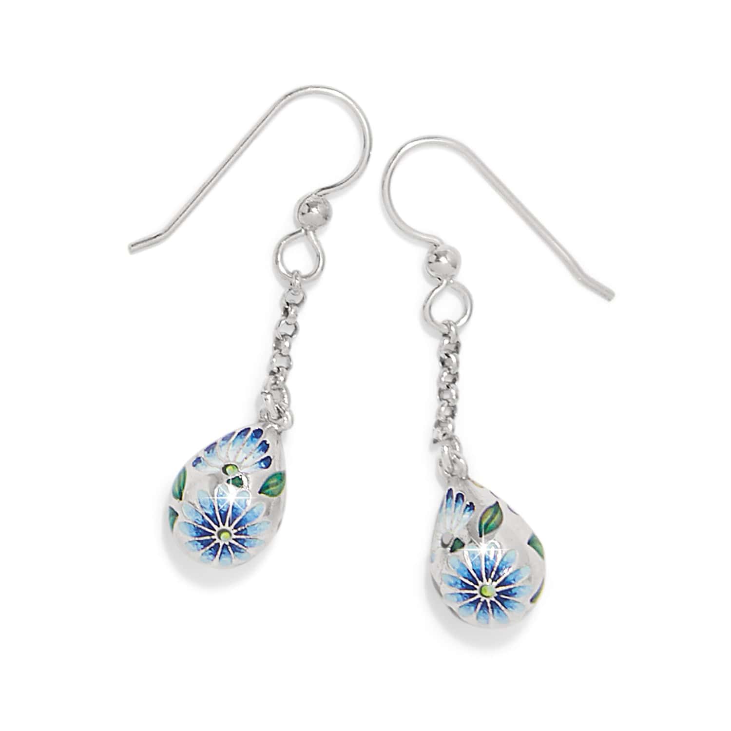 Sydney Daisy Drop French Wire Earrings - Image 2