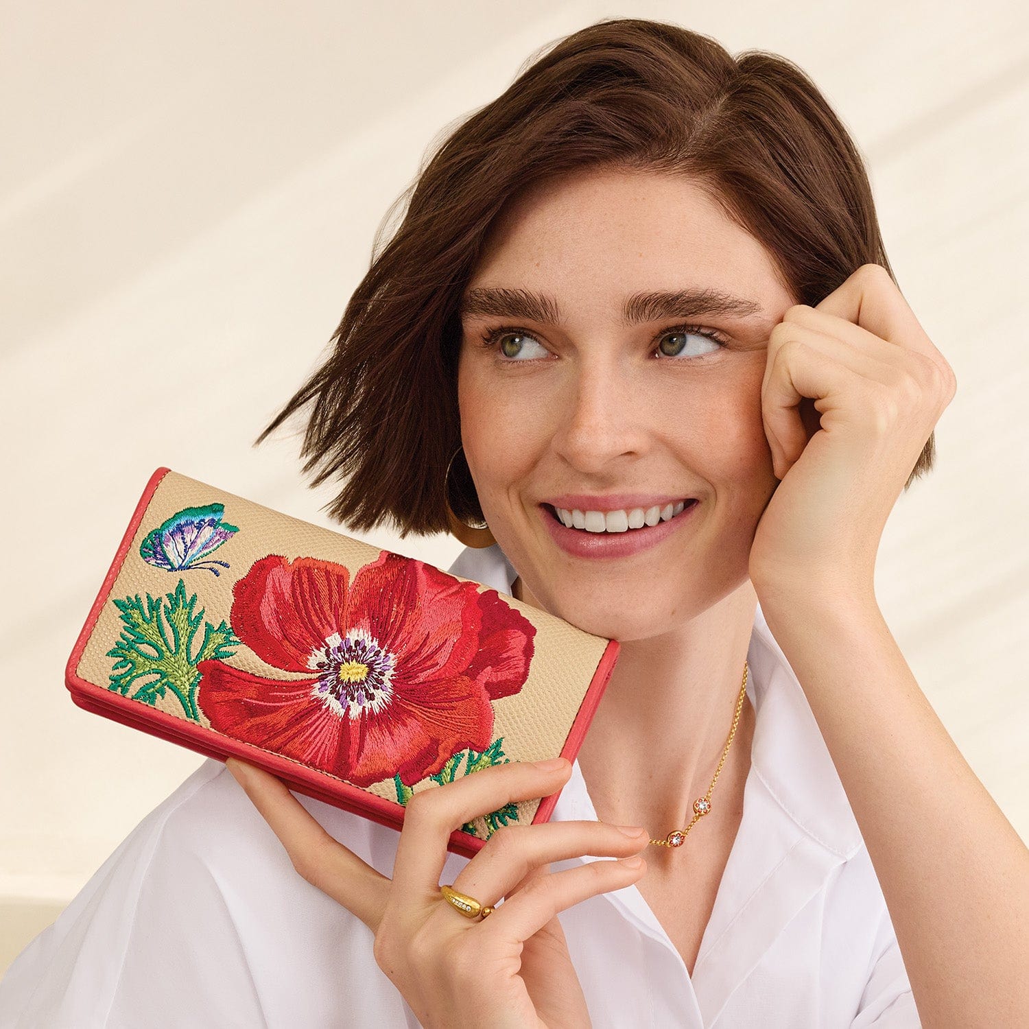Sydney Embroidered Wallet - Image 5