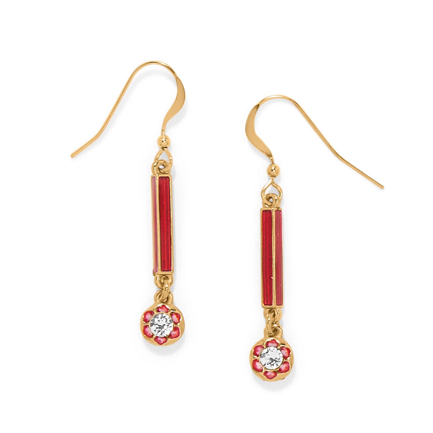 Sydney Poppy Drop French Wire Earrings