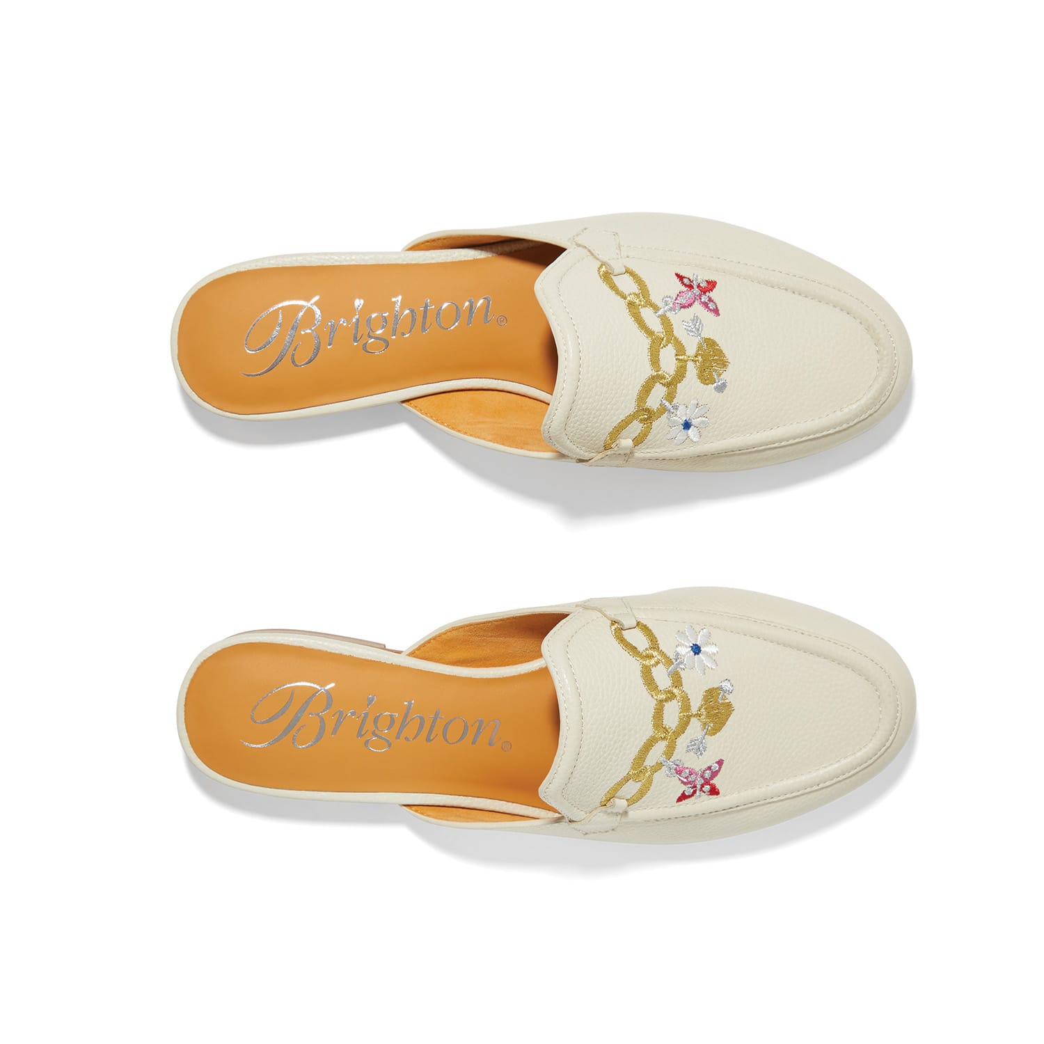Sylvie Charm Embroidered Mules - Image 2