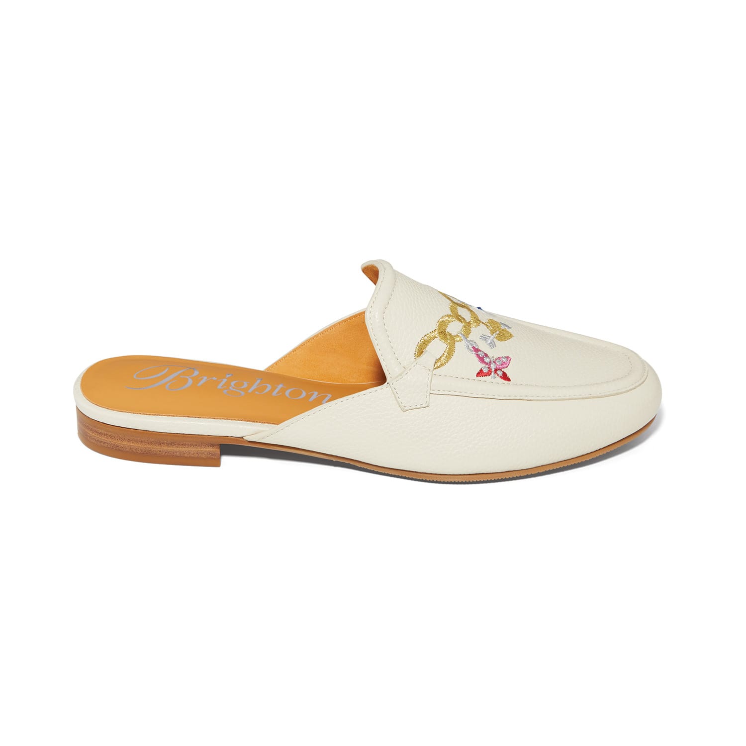 Sylvie Charm Embroidered Mules - Image 3