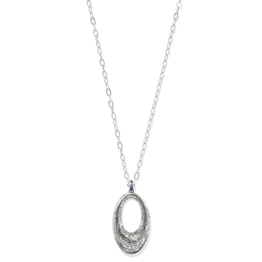 Terra Blue Hoop Necklace - Image 5