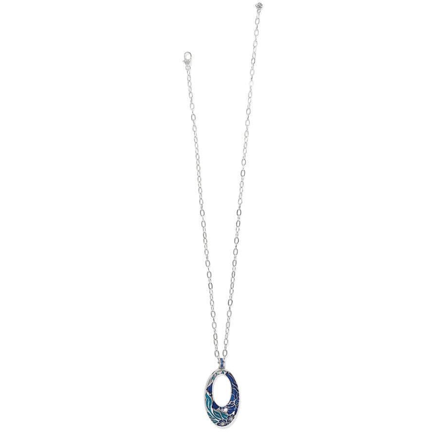 Terra Blue Hoop Necklace - Image 2