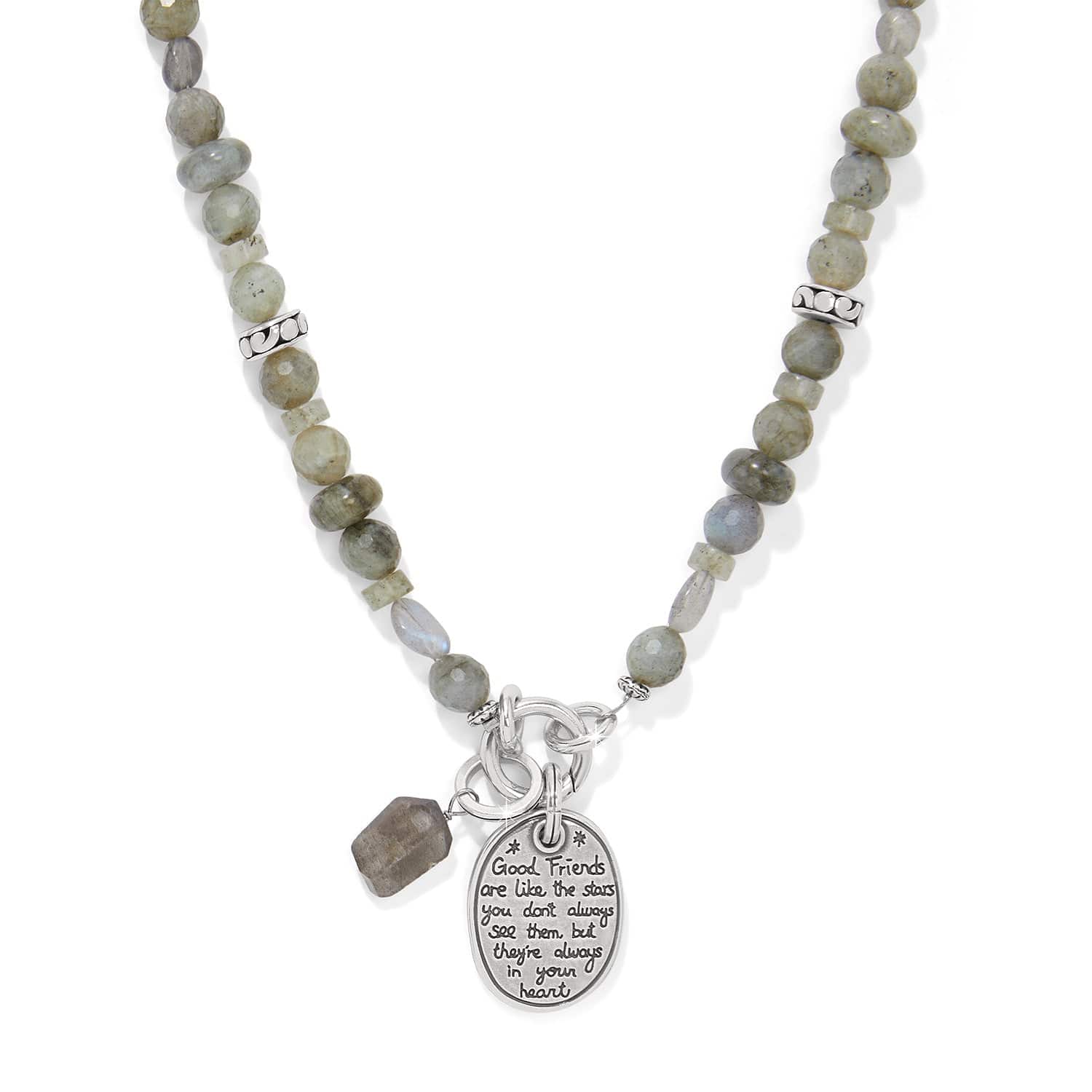 Token Charm Labradorite Necklace - Image 2