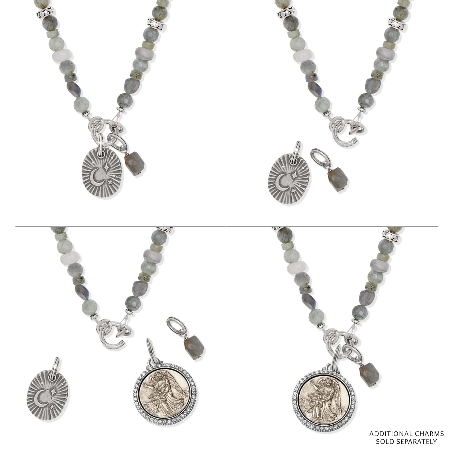 Token Charm Labradorite Necklace - Image 4