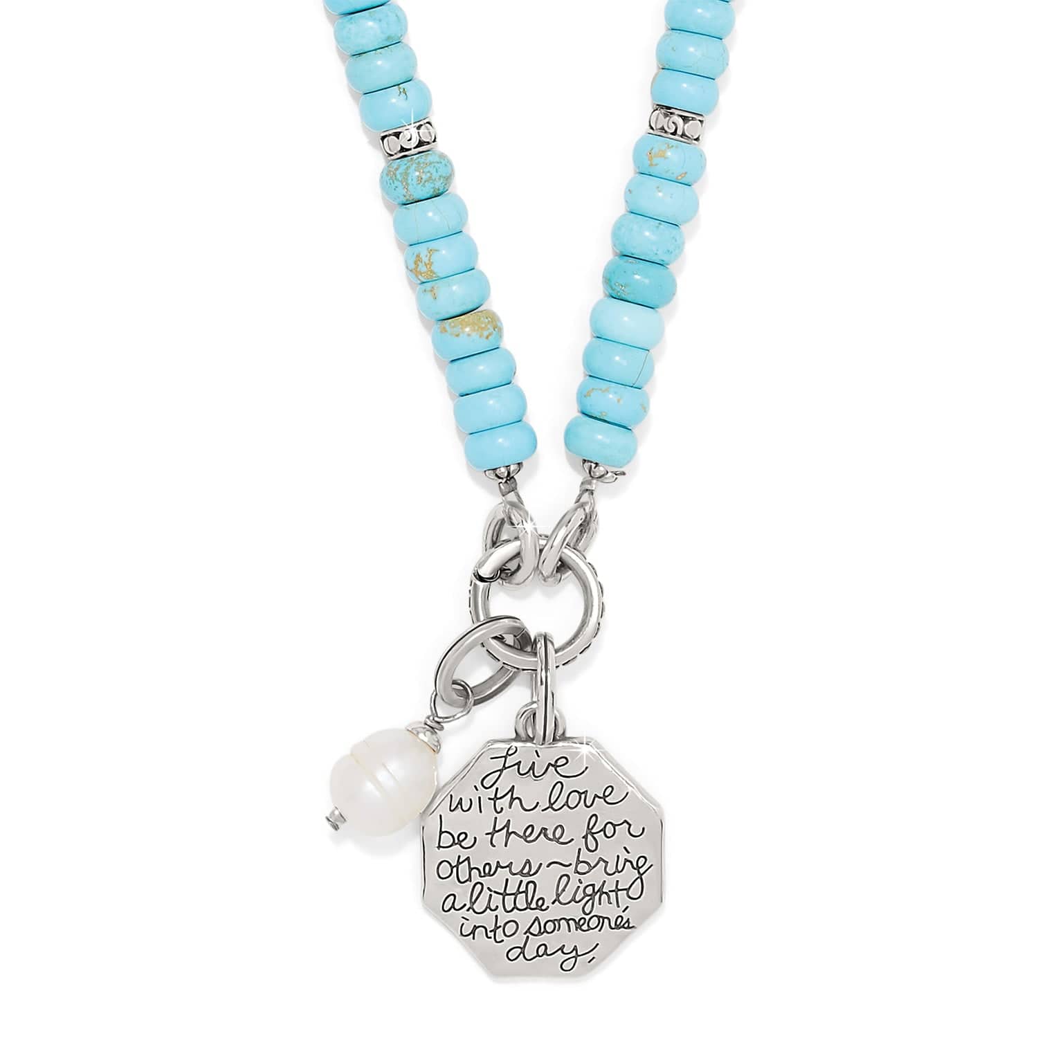 Token Charm Turquoise Necklace - Image 2