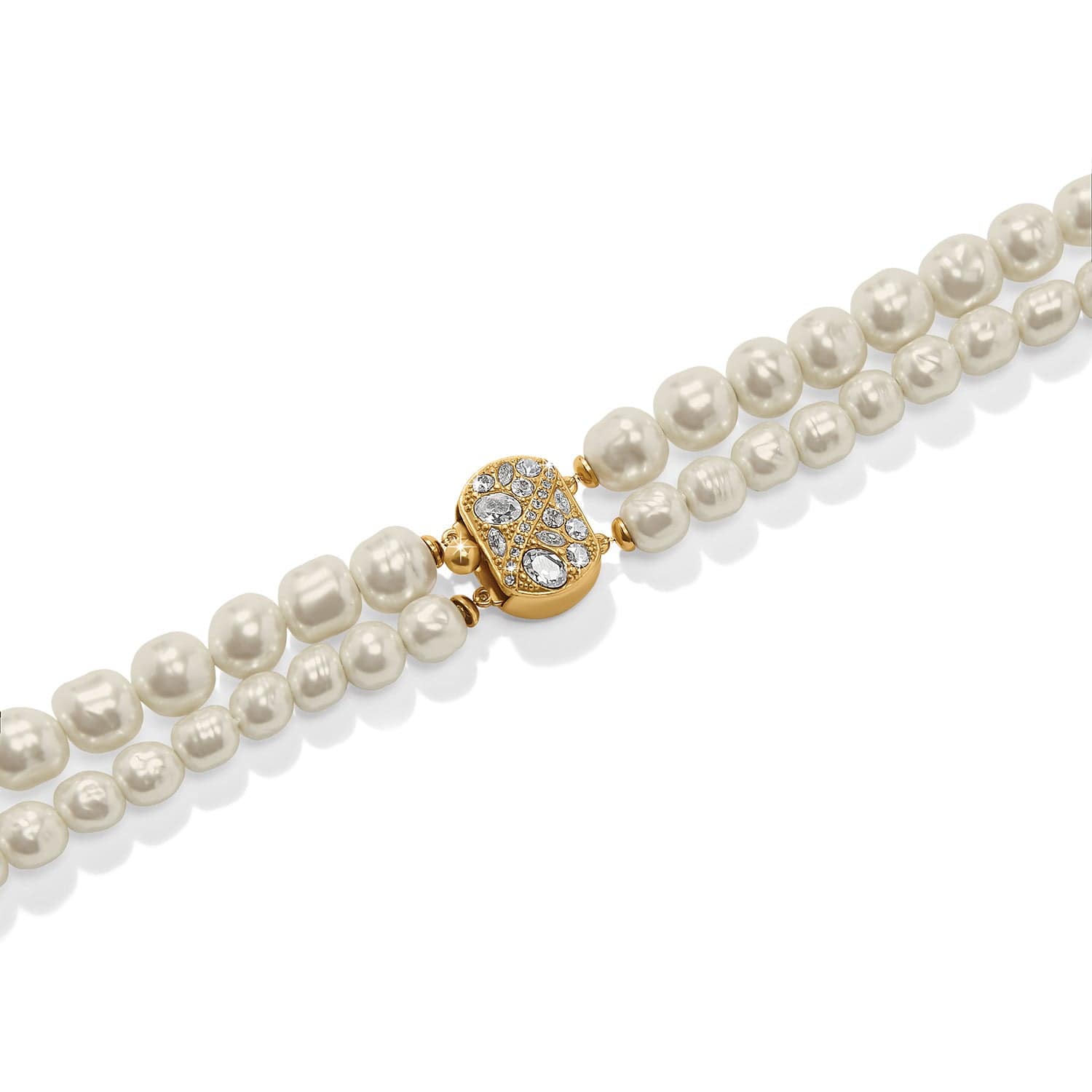 Trust Your Journey Double Pearl Necklace - Image 4