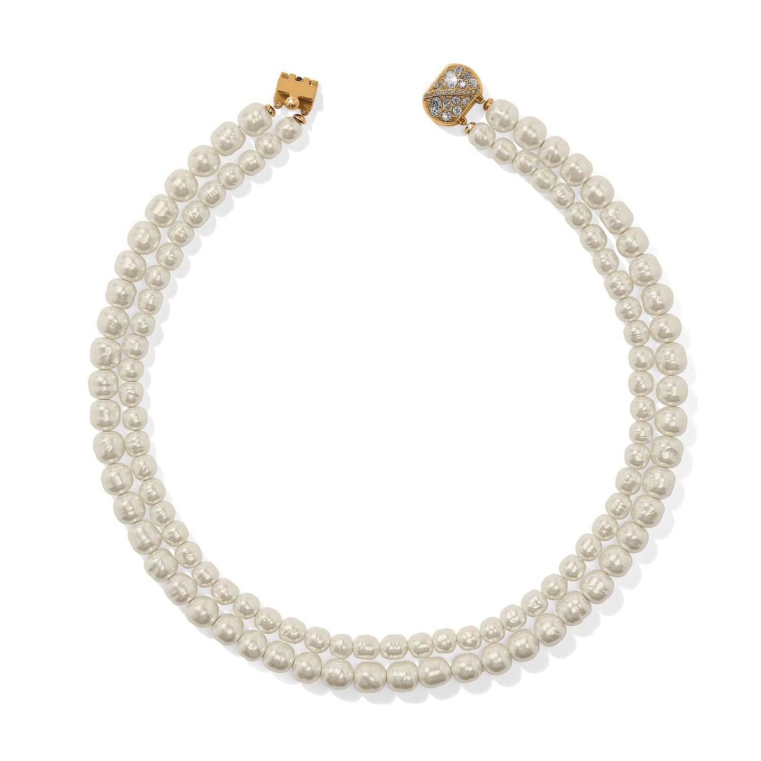 Trust Your Journey Double Pearl Necklace - Image 5