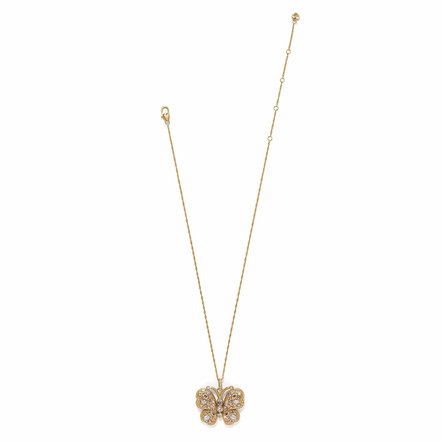 Trust Your Journey Golden Bufferfly Necklace - Image 3