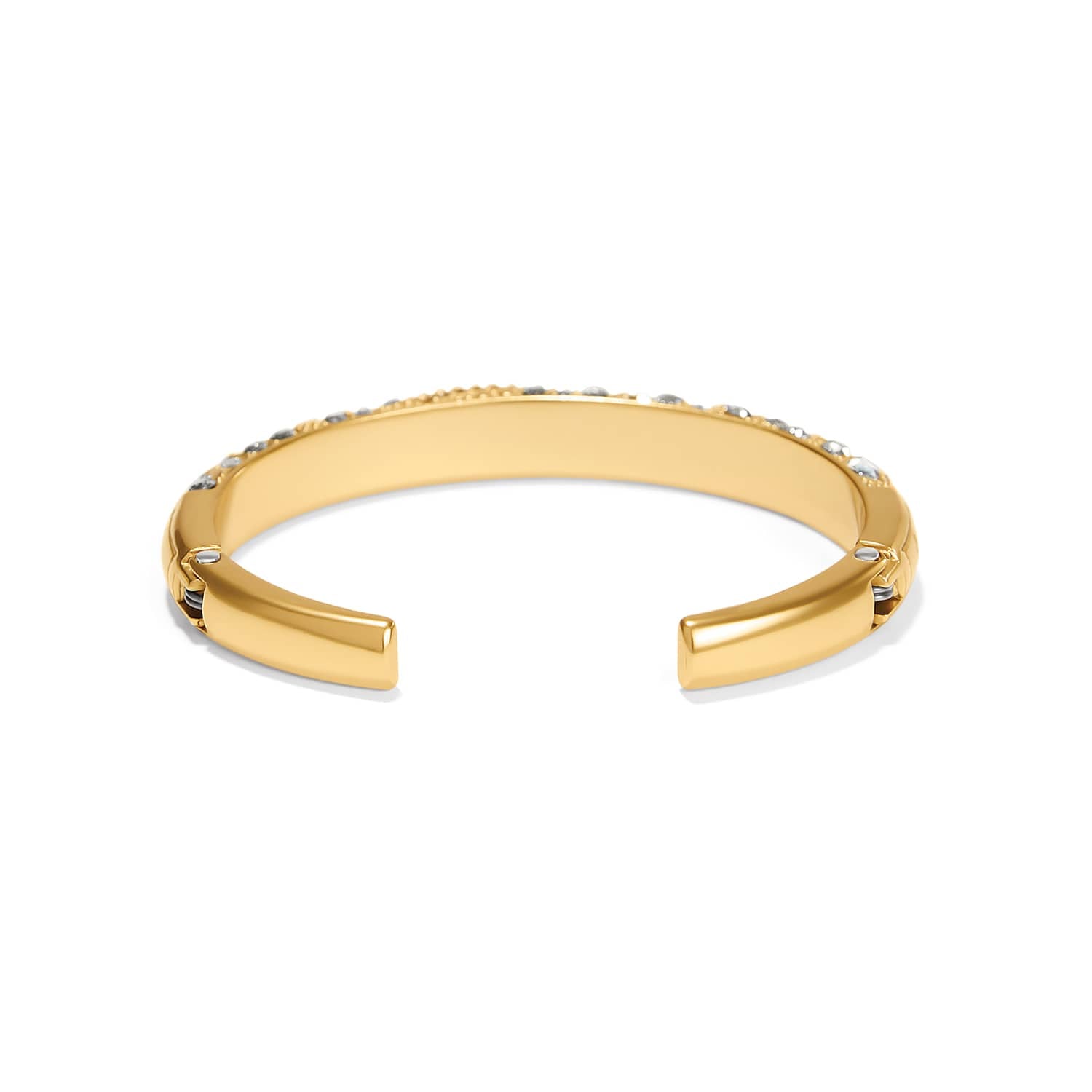 Trust Your Journey Golden Double Hinged Bangle - Image 2