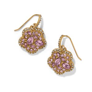 Trust Your Journey Golden Flower Earrings