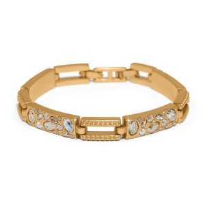 Trust Your Journey Golden Link Bracelet