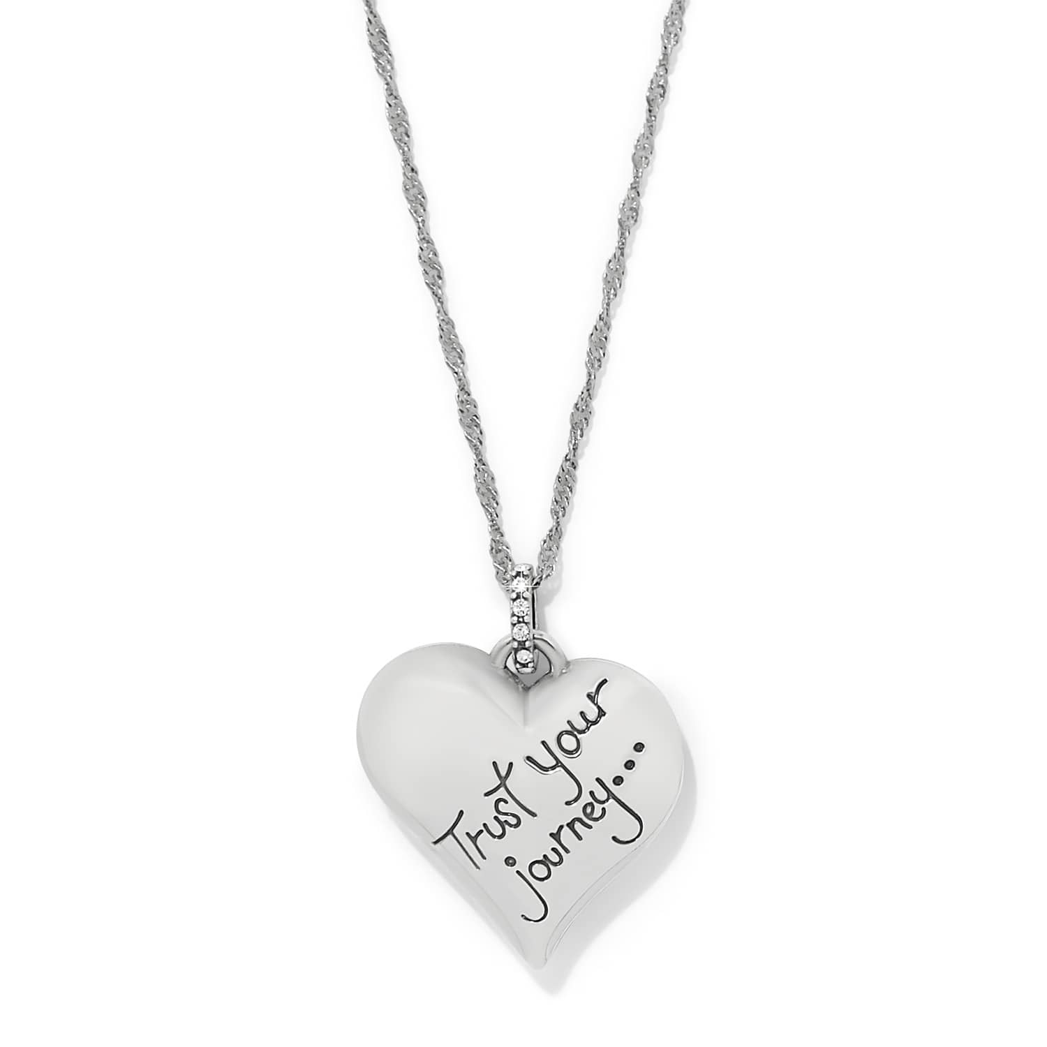 Trust Your Journey Heart Necklace - Image 6