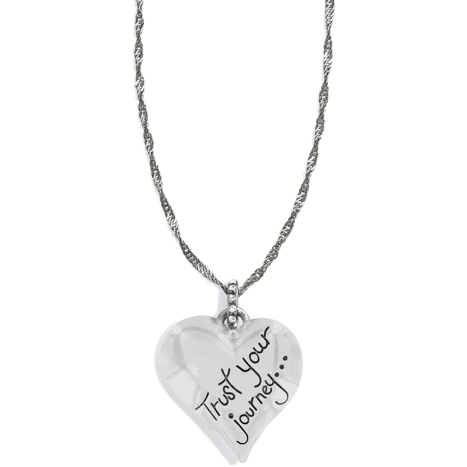 Trust Your Journey Heart Necklace - Image 13