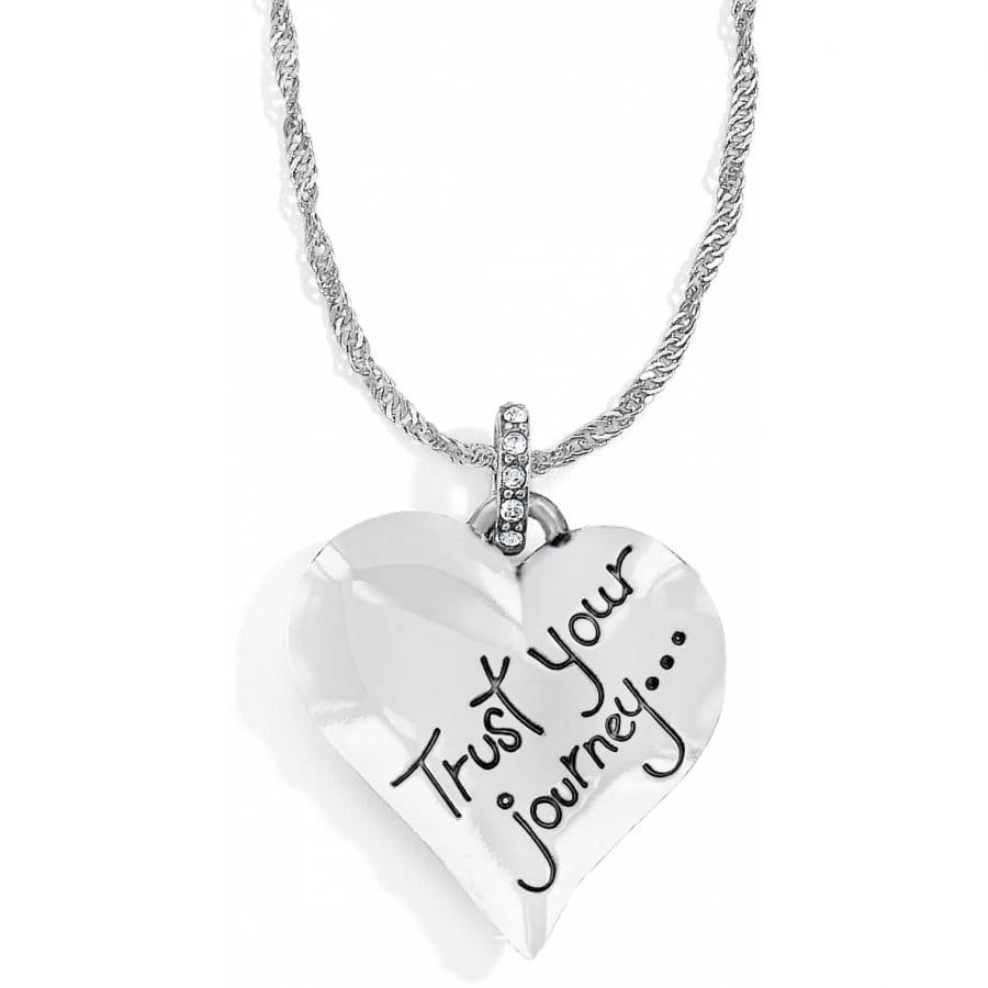 Trust Your Journey Heart Necklace - Image 2