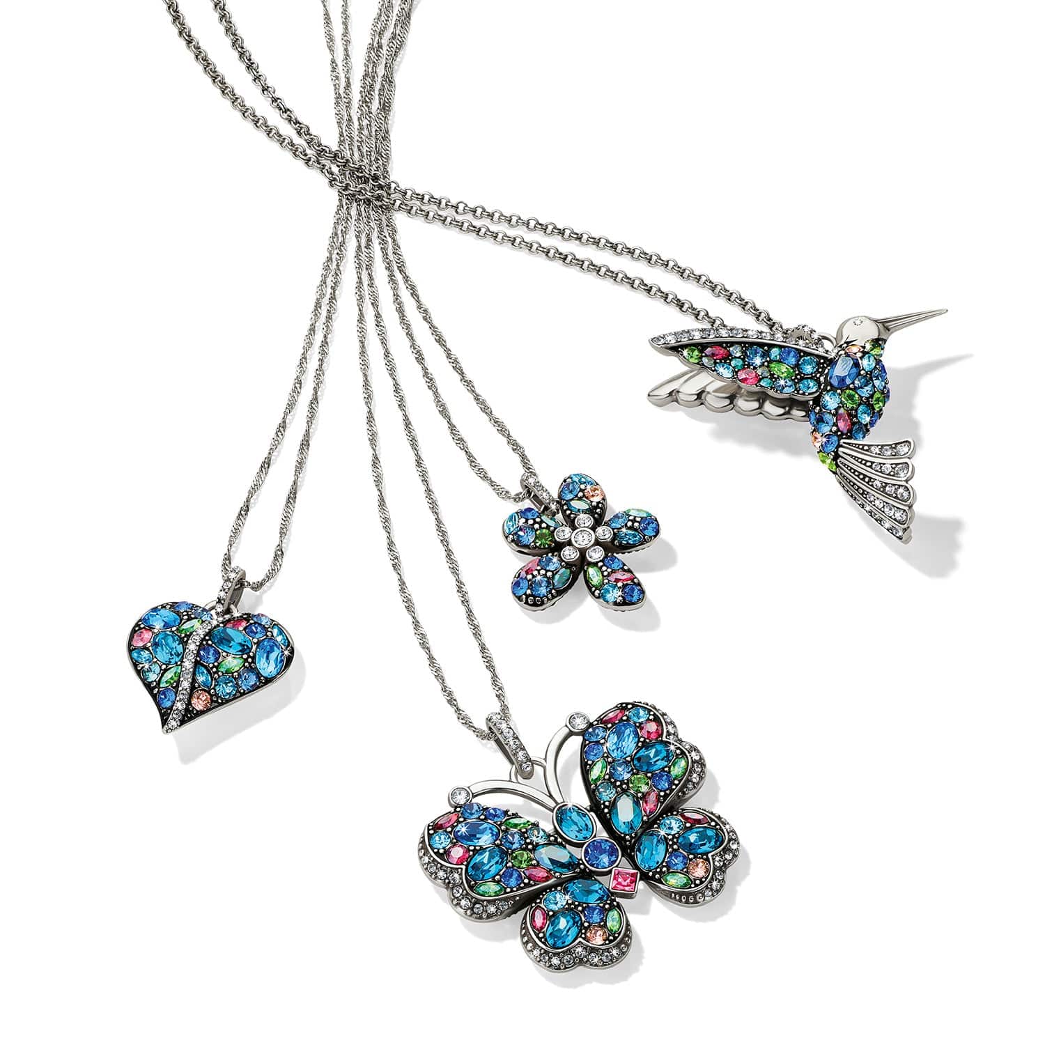 Trust Your Journey Hummingbird Necklace - Image 3