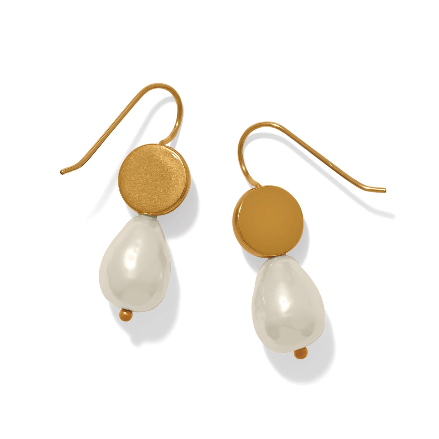 Trust Your Journey Petite Pearl French Wire Earrings - Image 2