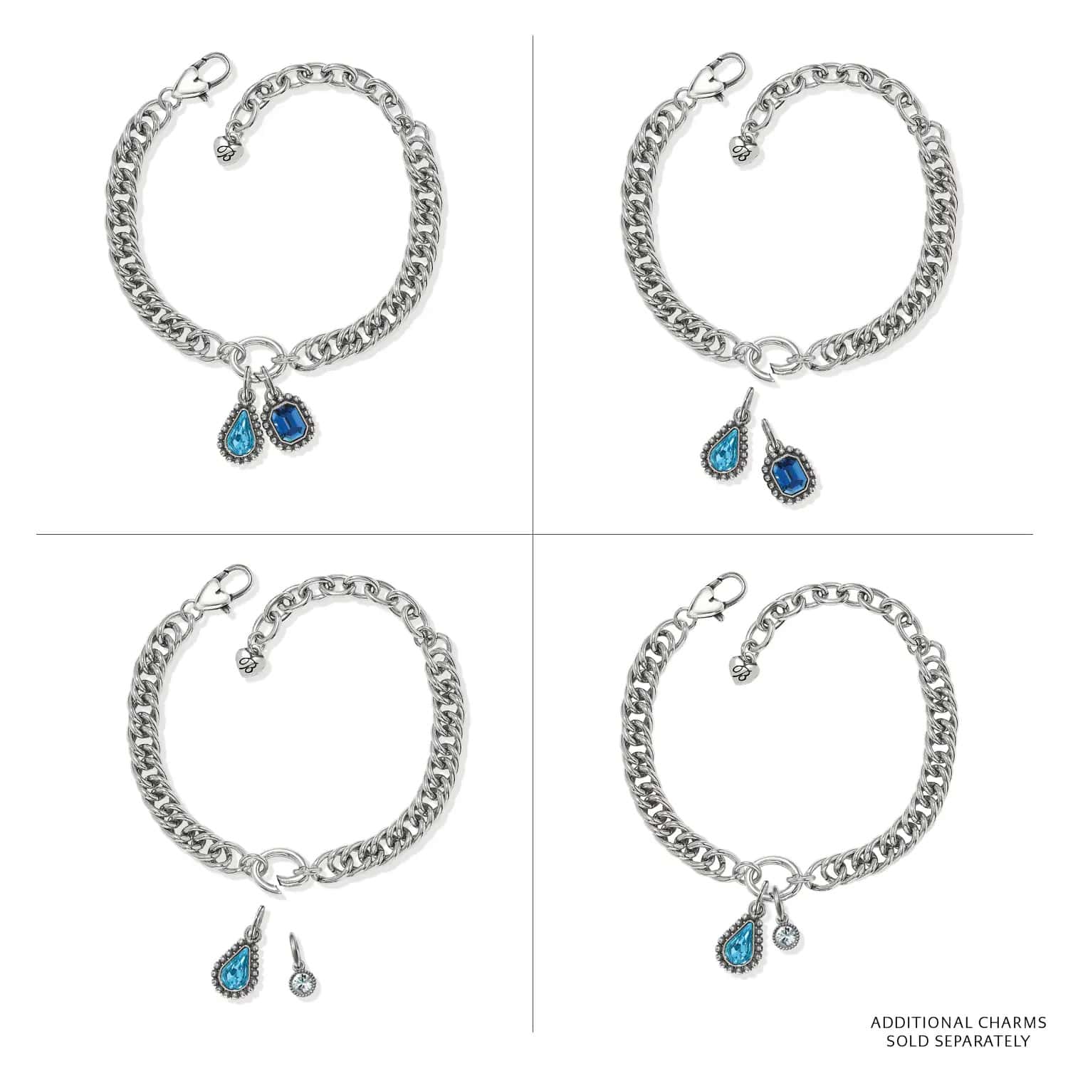 Twinkle Luxe Charm Link Bracelet - Image 3