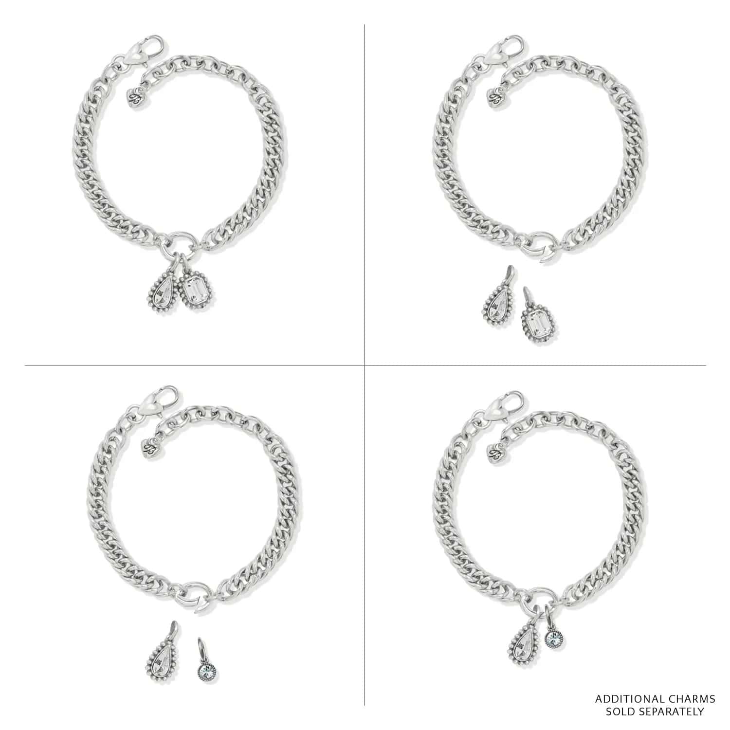 Twinkle Luxe Charm Link Bracelet - Image 8