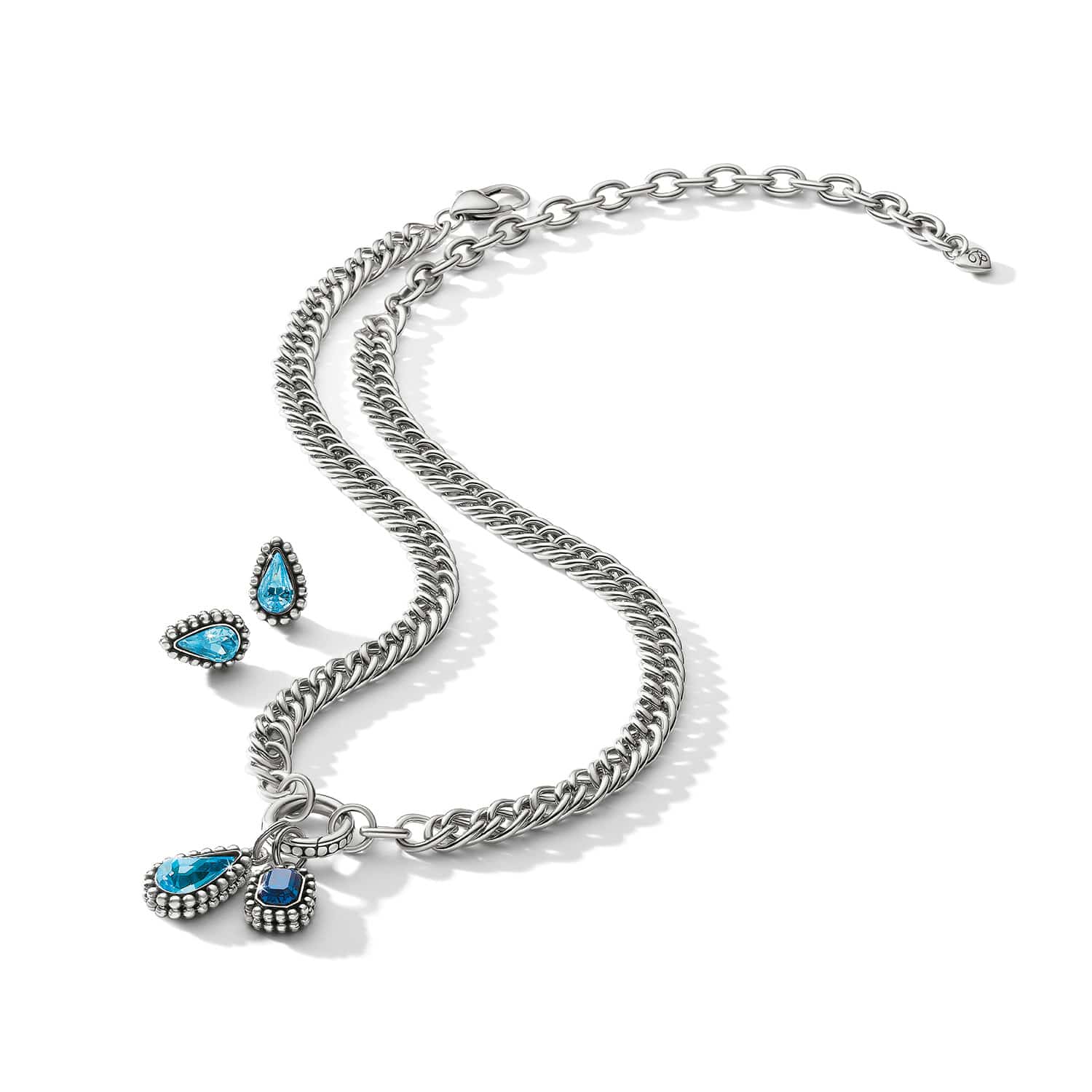 Twinkle Luxe Charm Link Necklace - Image 4