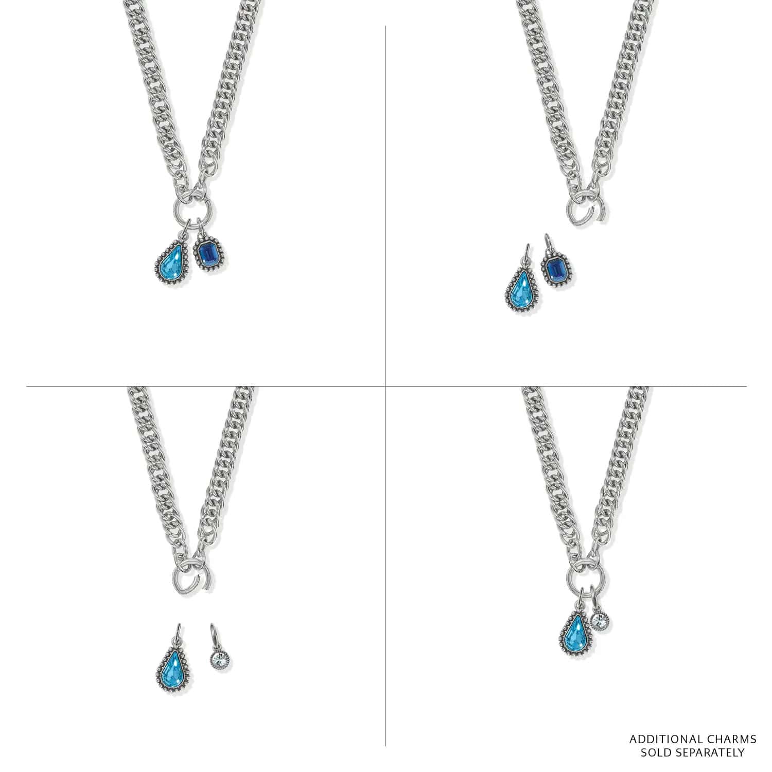 Twinkle Luxe Charm Link Necklace - Image 5