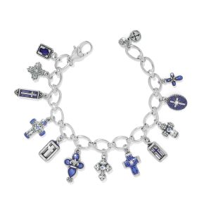 Unity Cross Charm Bracelet