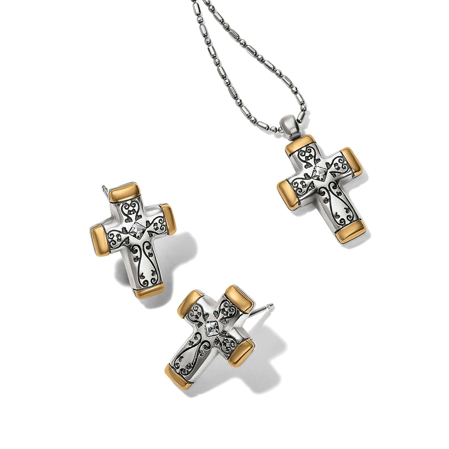 Venezia Cross Reversible Necklace - Image 4